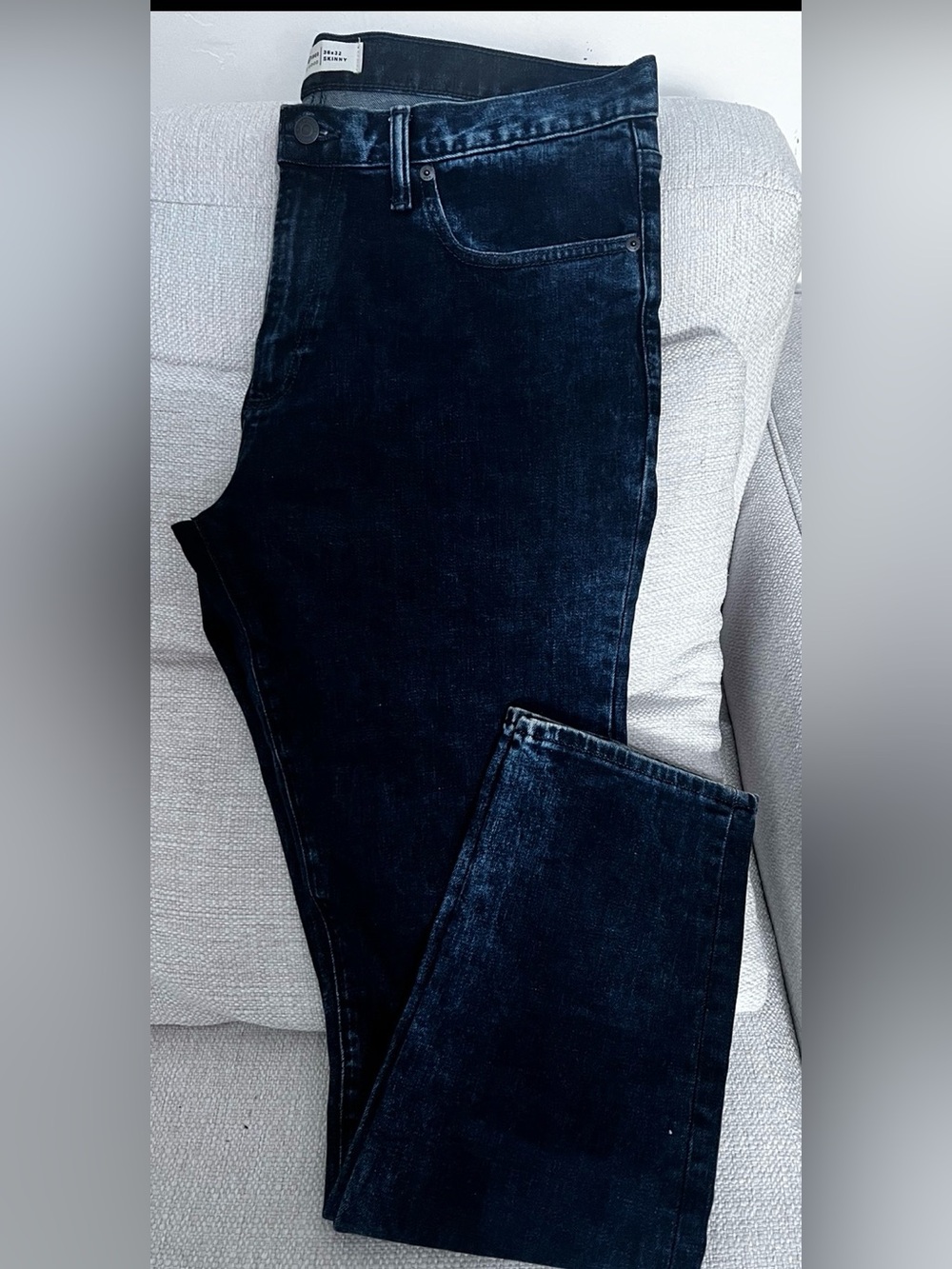 GAP Slim Straight Jeans in Washed Black